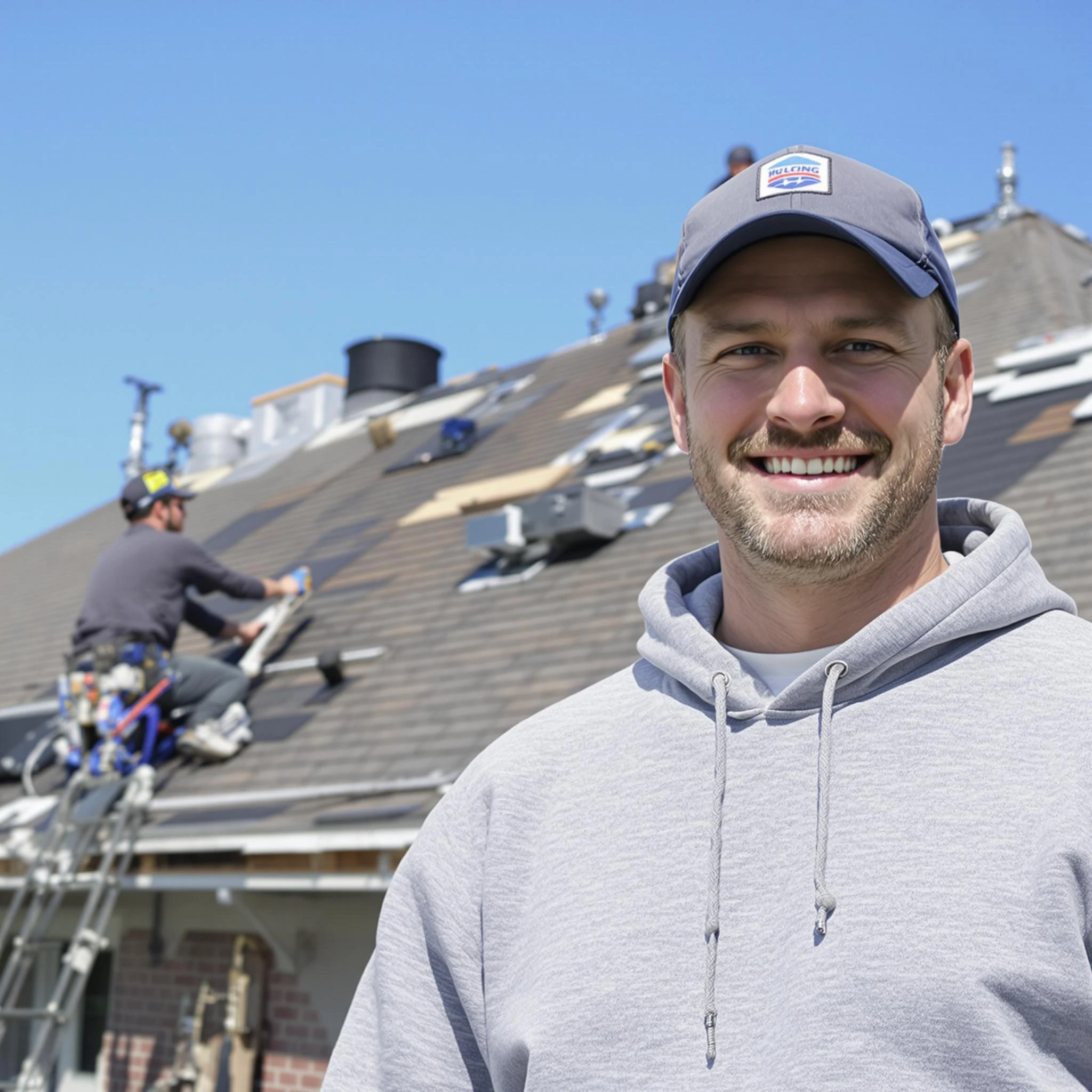 The Solon Roofing Company team.